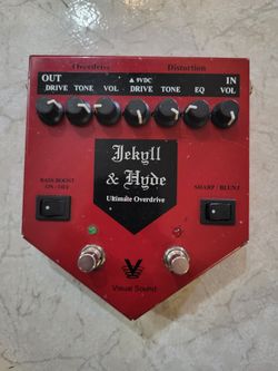 Visual Sound Jekyll And Hide Distortion/ Overdrive Version 1