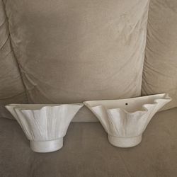 Set Of Two Wall Planters 