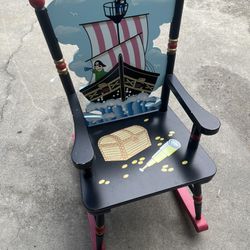 Children's Kids Pirate Rocking Chair