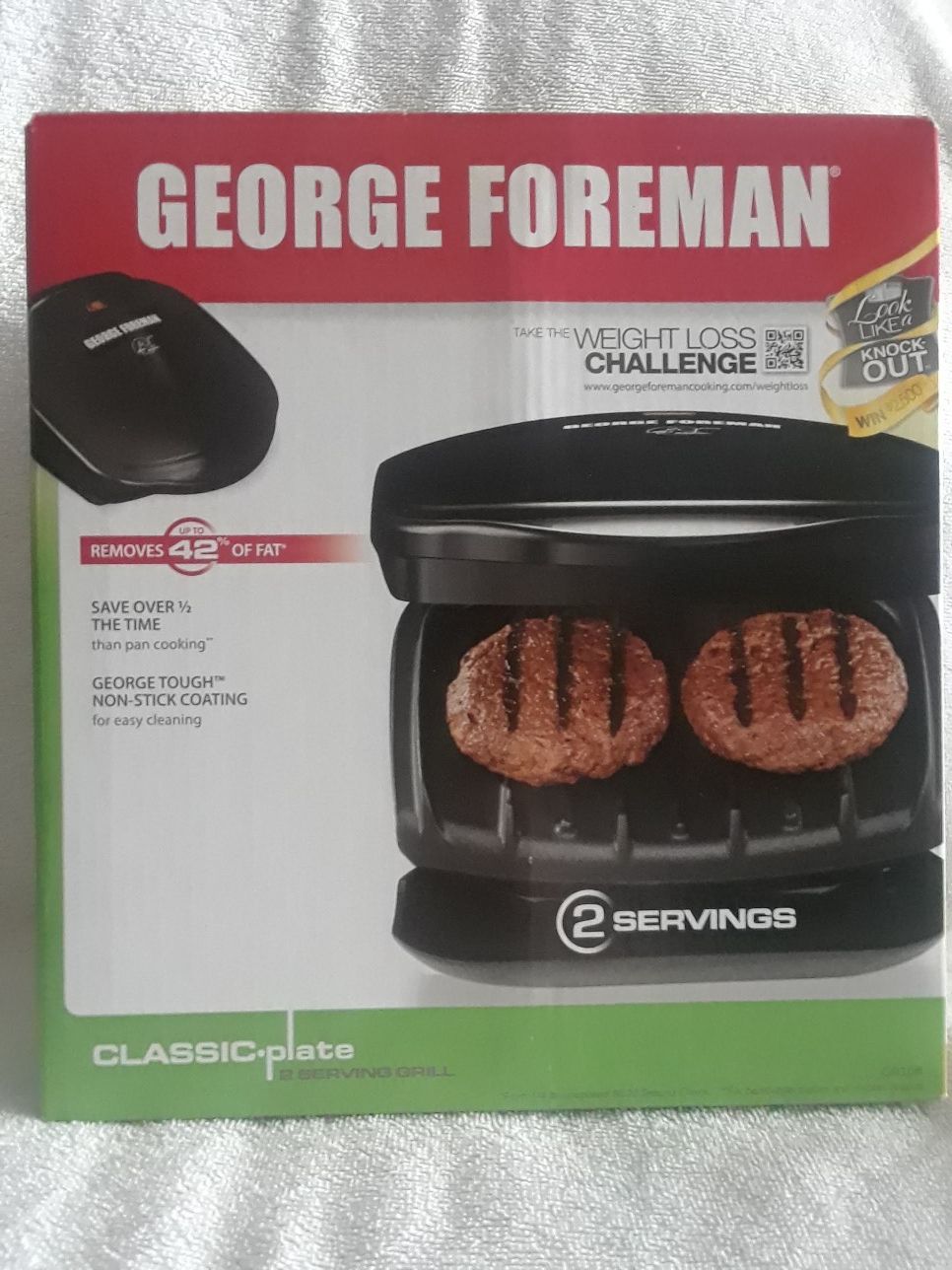 George Foreman 2 serving grill