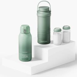 Momcozy Portable Milk Warmer + 22oz Cooler – On-the-Go Bundle
