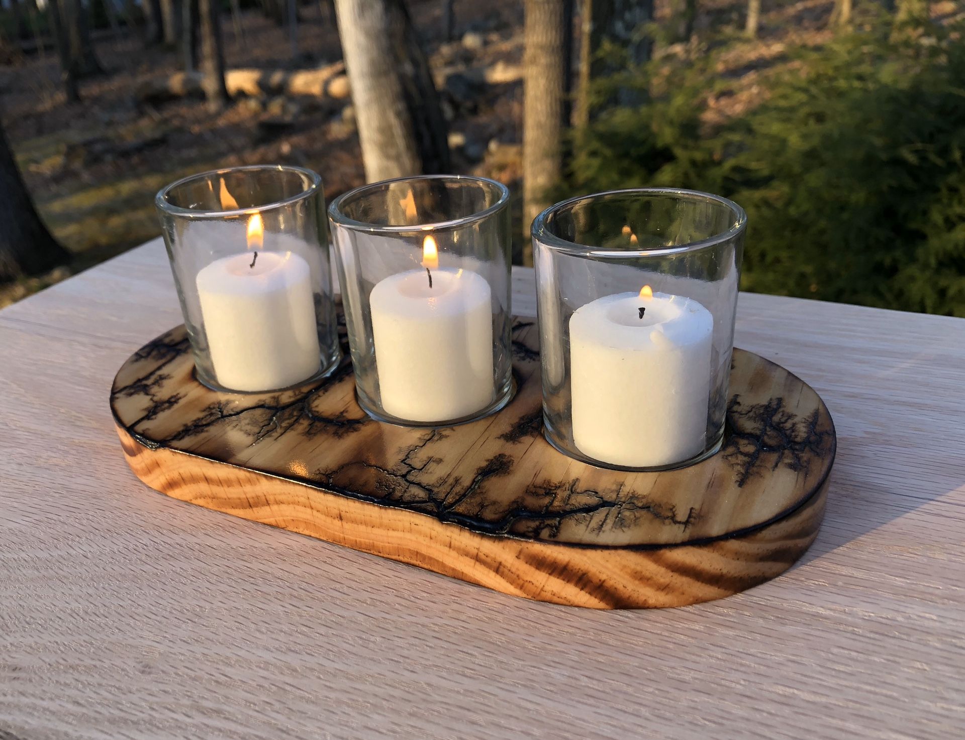 Lichtenberg Candle Holder