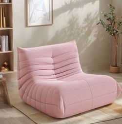 🌸 Large Pink Bean Bag Chair – Cozy & Comfy