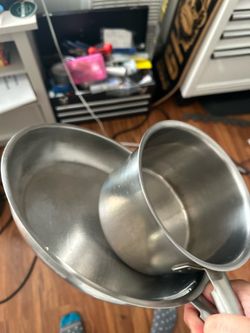 Cuisinart stainless steel 10” pan & 1-1/2qt sauce pan