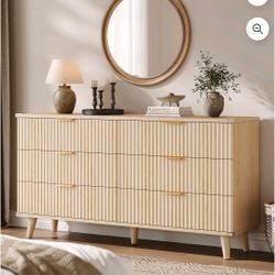 🤎🏡✨ FULLY ASSEMBLED MODERN 6-DRAWER DRESSER ✨🏡🤎