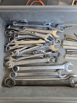Assorted wrenches and miscellaneous
