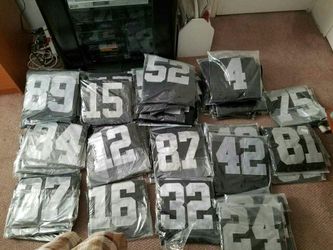 Raiders n warriors jersey