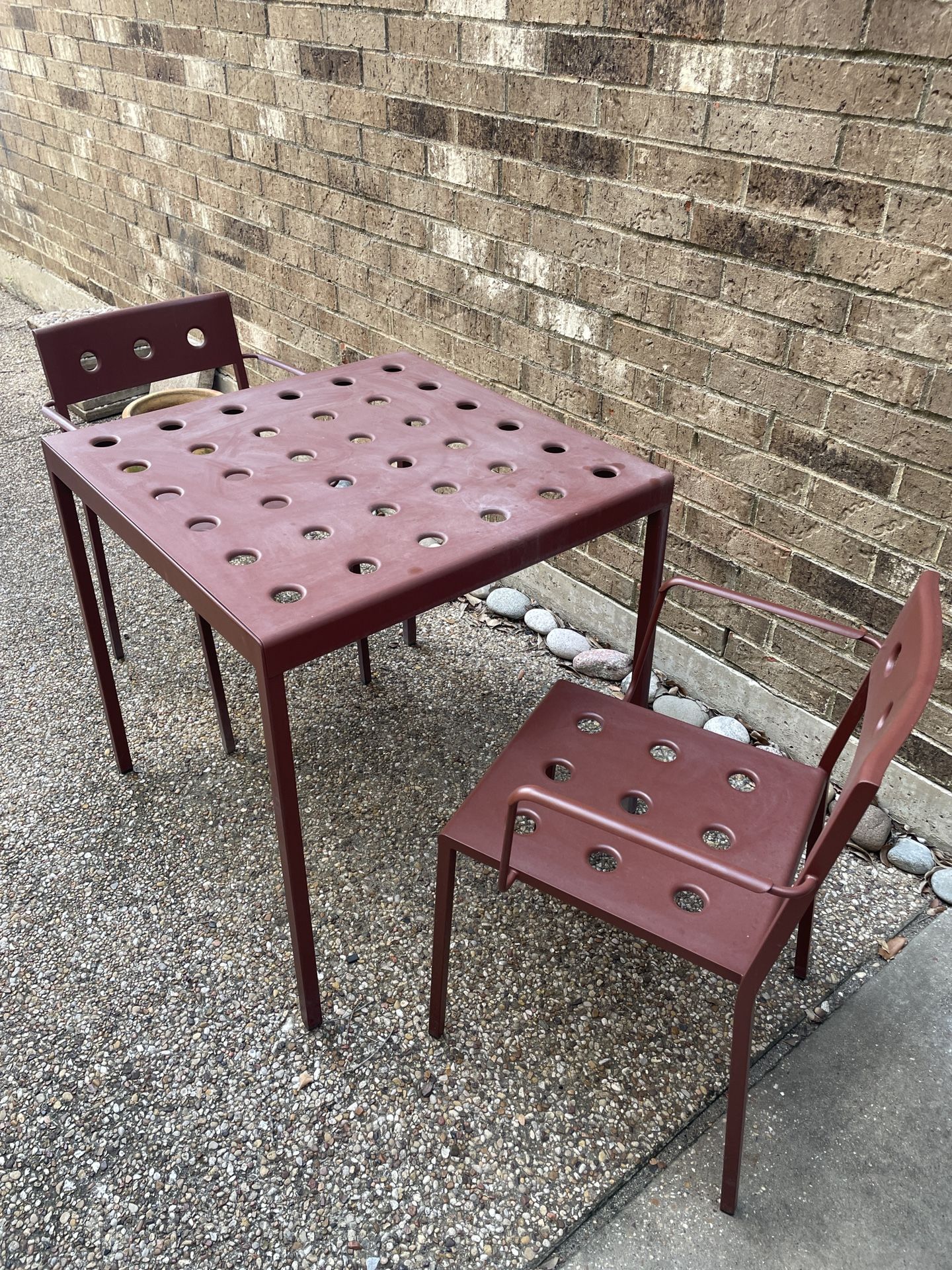 Hay/Design Within Reach Cafe Table + Chairs