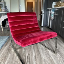 Red Velvet Chair 