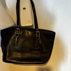 Coach Mini Market Tote Handbag Vintage purse Legacy Tote Leather y2k logo