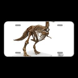 License Plate Novelty Car Front Museum Dinosaur T Rex
