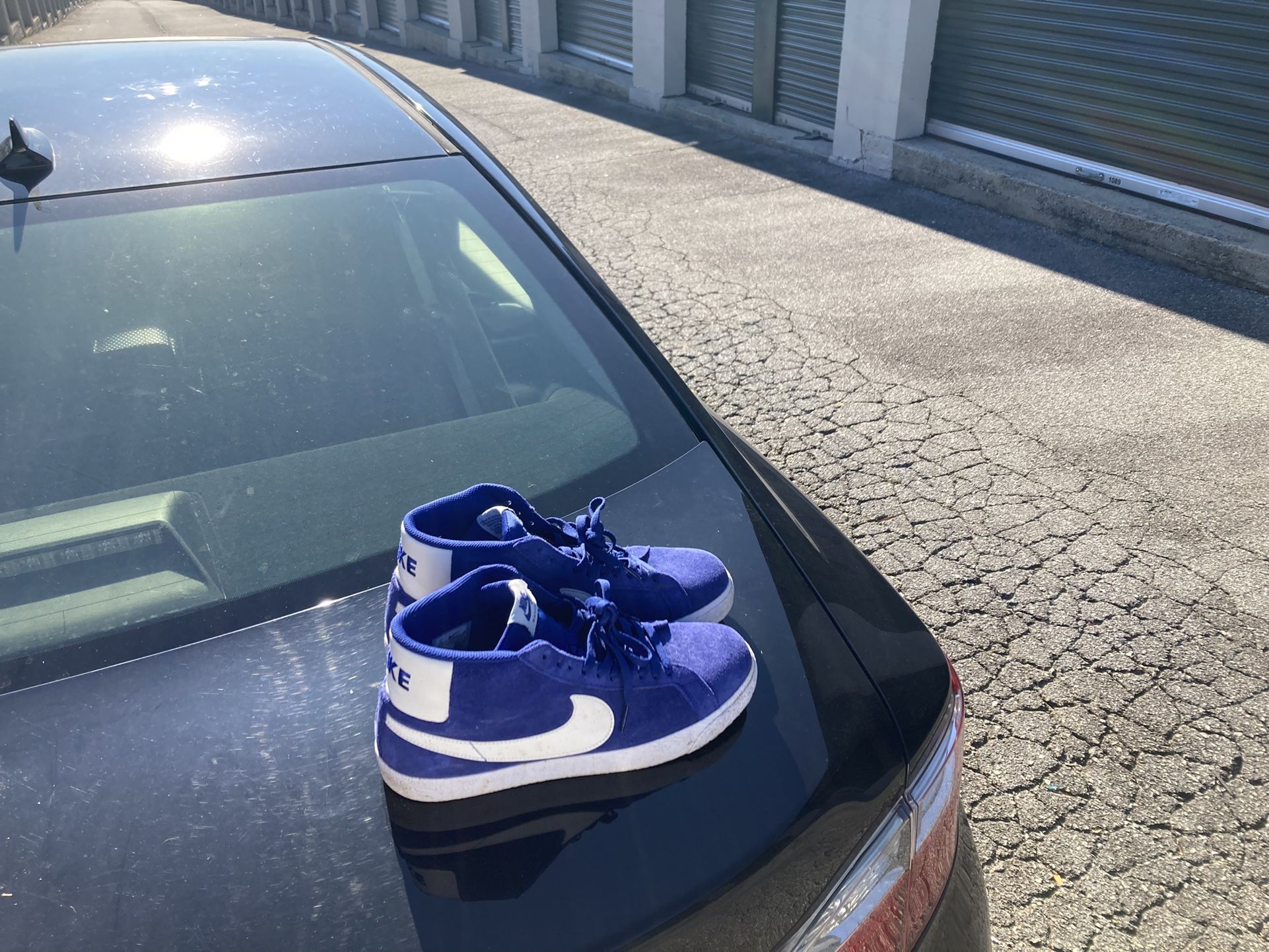 Blue Suede Blazer Mids