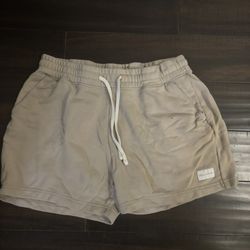 Hollister Beige/Tan Drawstring Lounge Shorts