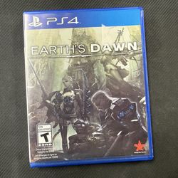 Earth's Dawn (Sony PlayStation 4, 2016) PS4