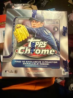 2025 Topps Chrome Baseball mega box