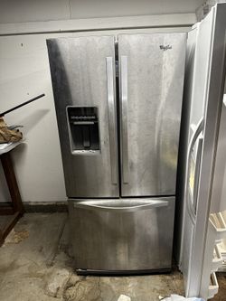 Free Whirlpool Stainless Fridge / Freezer