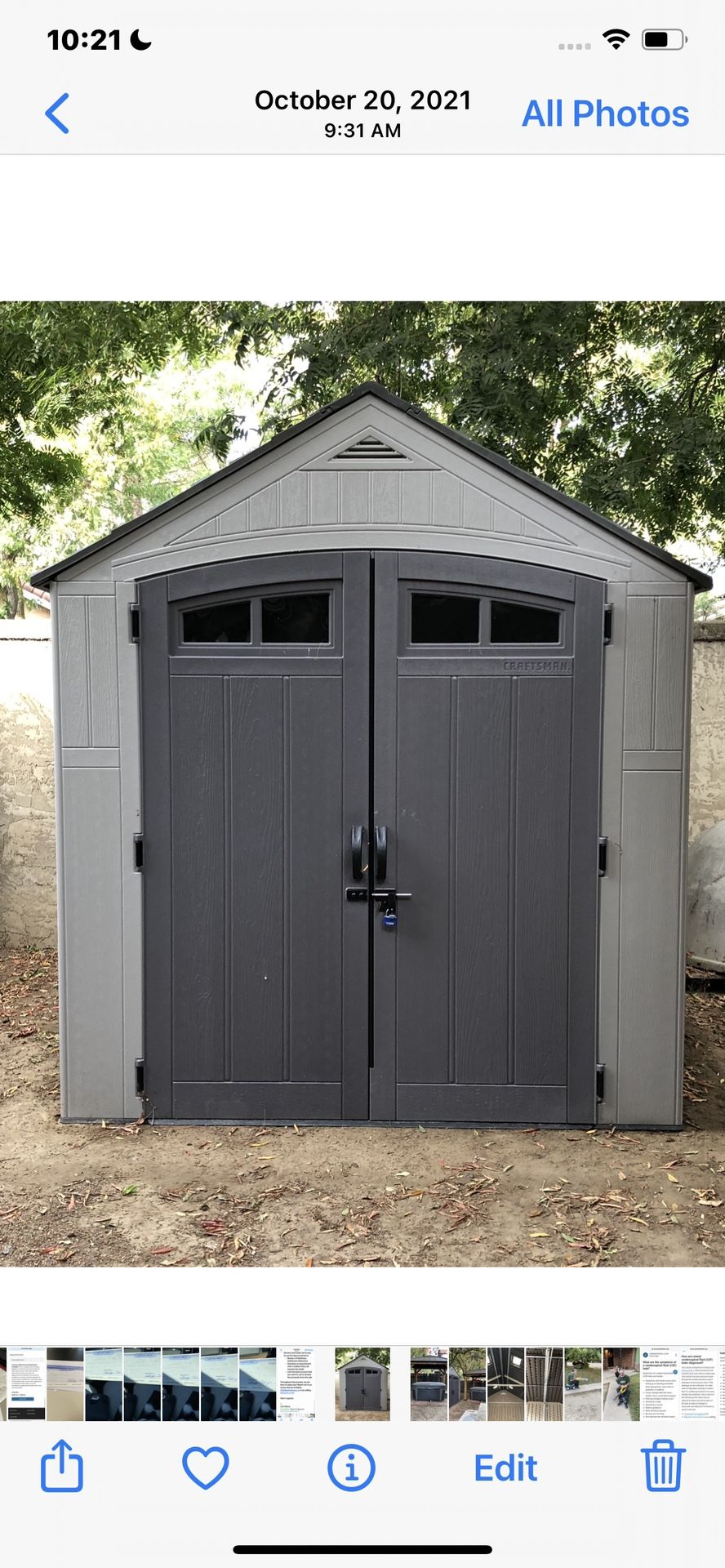 Craftsman Shed