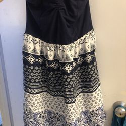 Roxy Dress - Size Juniors M - Blue and White - PICKUP IN AIEA - I DON’T DELIVER