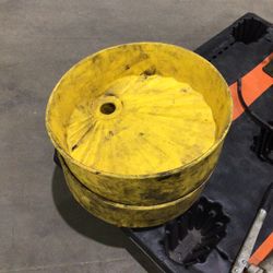 Drum Funnel Yellow, Fits 30-55 Gallon Drums - Lot of 2 for $10