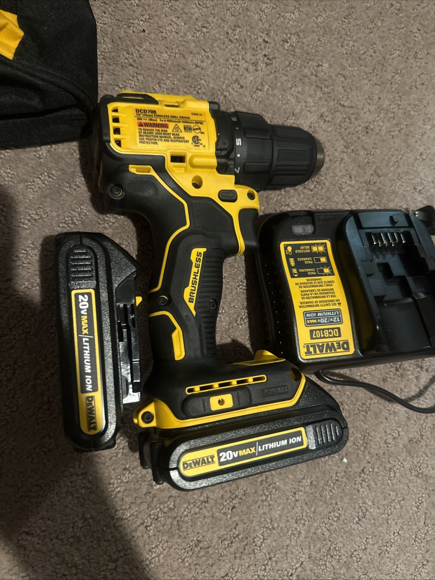 Dewalt Drill Charger And Battery New 