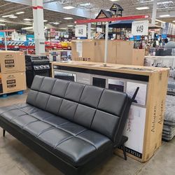 Felix High Performance Faux Leather Convertible Sofa