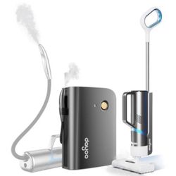 DAYOO Cordless Steam Mop - Multifunctional Steam Cleaner, 19 in 1 Steamer, Whole House Steamer with Food Grade Nozzle for Babies and Pets, 30s Fast He