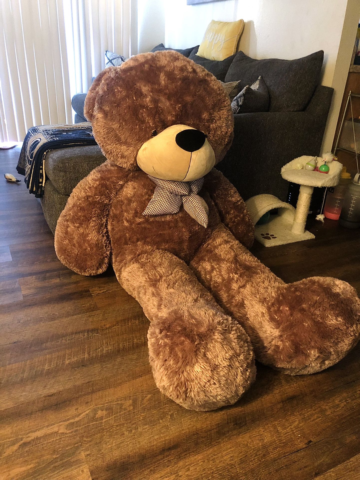Giant Teddy Bear - Premium Quality Giant Stuffed Teddy Bear (78 inches, 6.5 feet tall)