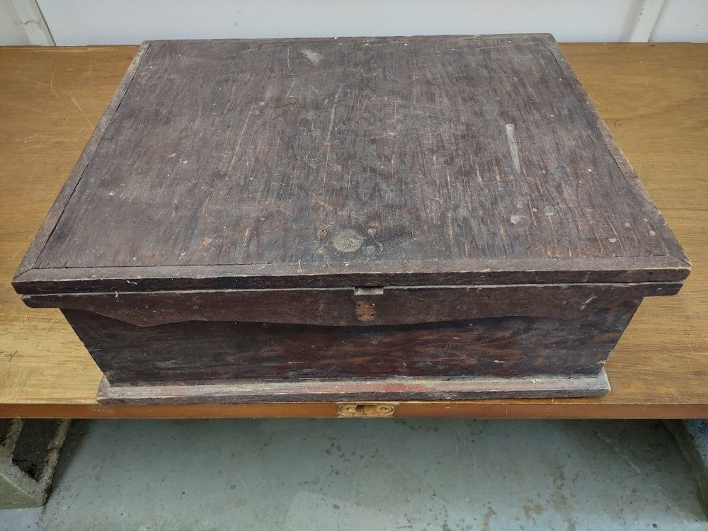 Antique Vintage Wooden Box