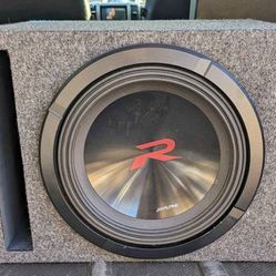 12" Type R + Ported Enclosure "Like New"