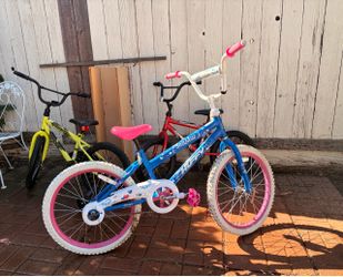 Pink and Blue children’s Bike