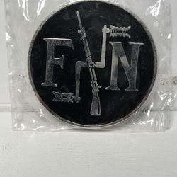 2018 FN HERSTAL LOGO STEEL CHALLENGE COIN