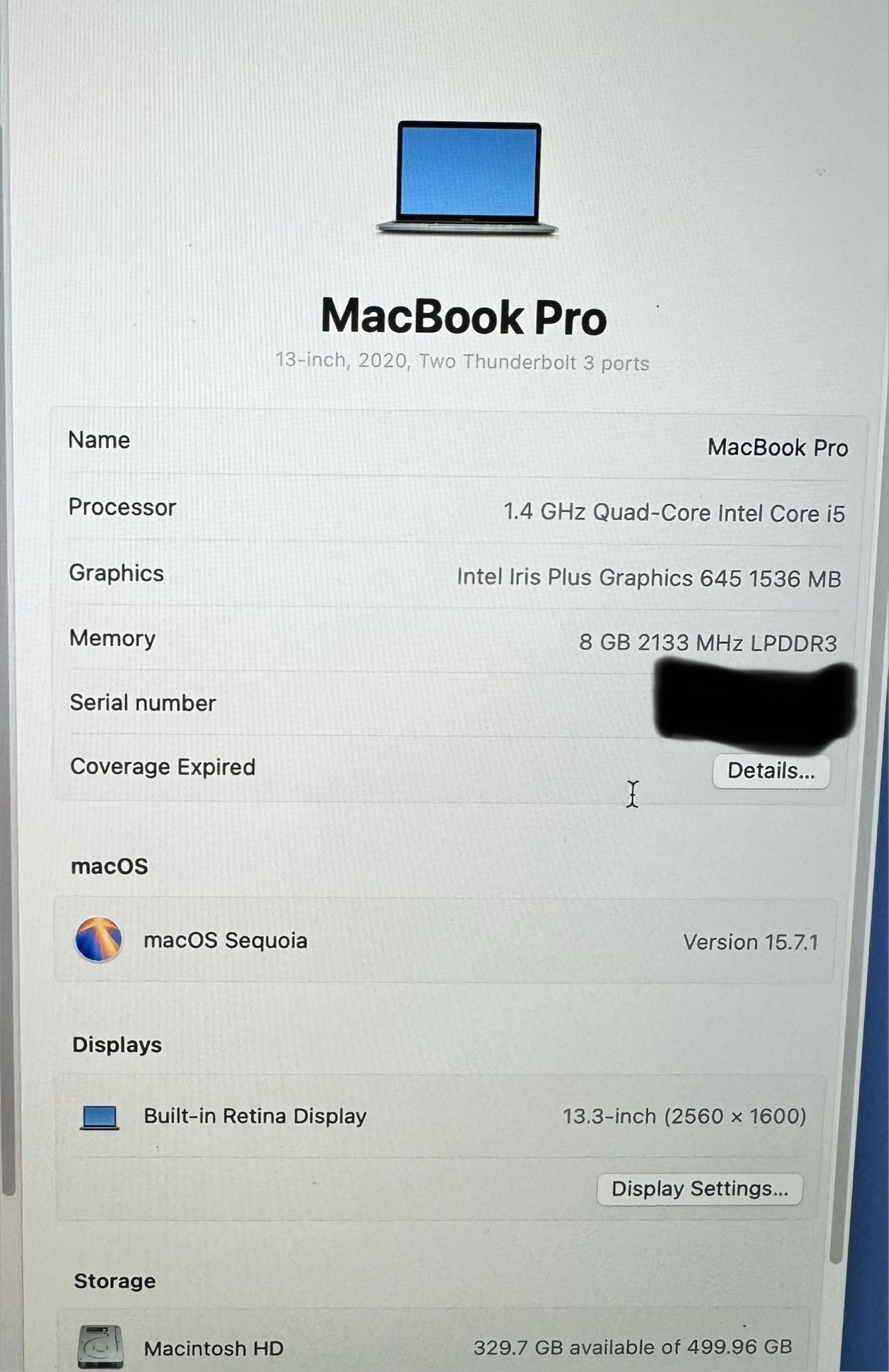 2020 Mac Book Pro 💻