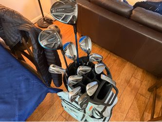 Golf club set Callaway mavrik pro irons Callaway rogue driver OGIO bag
