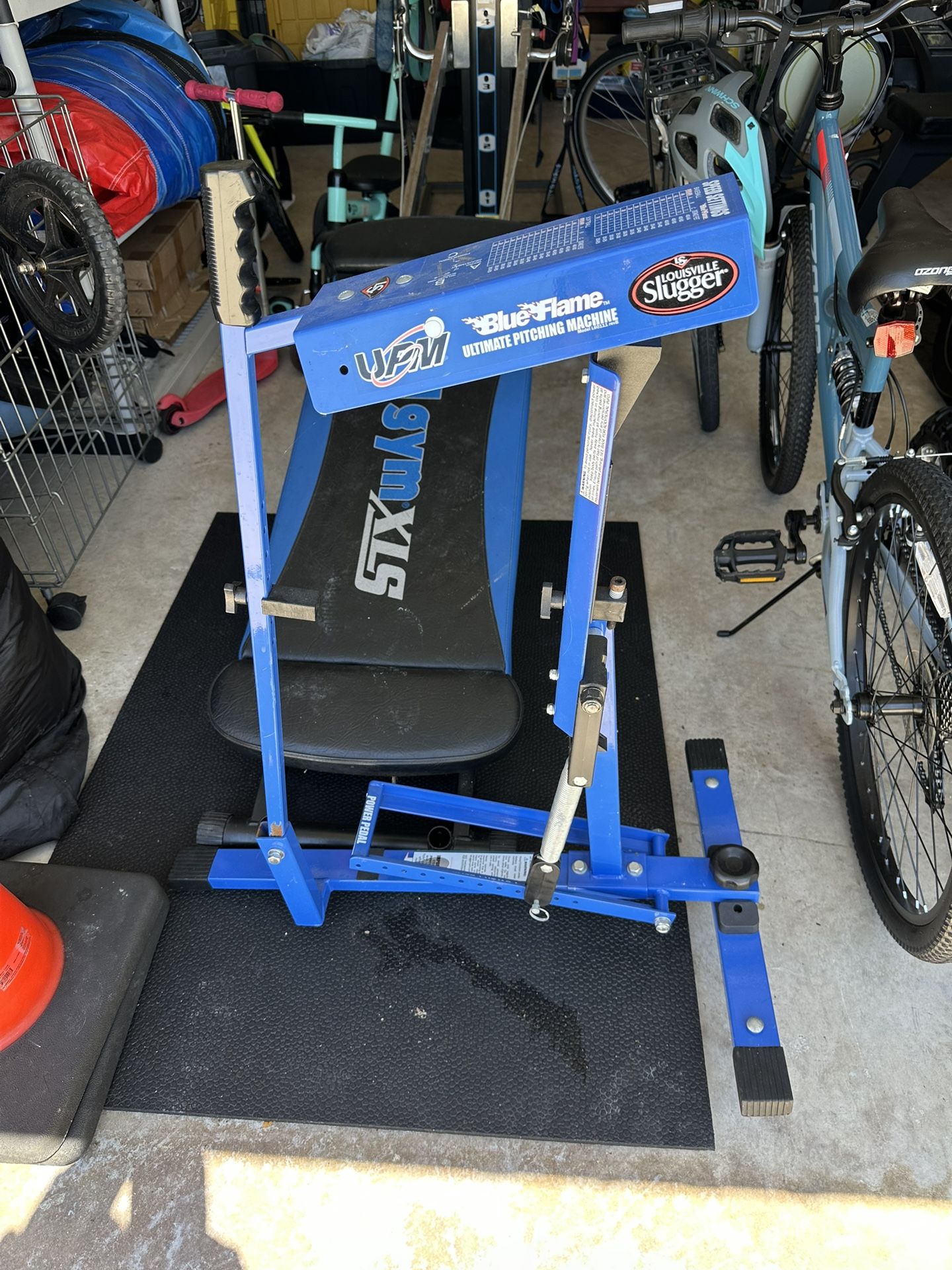 Blue Flame pitching machine