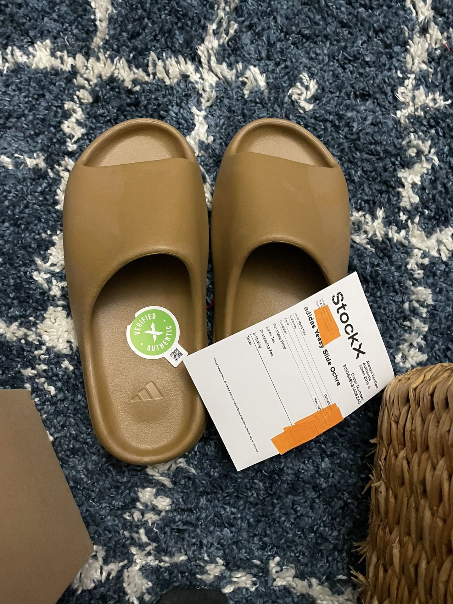 Yeezy Slide Ochre Size 10