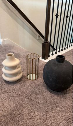 Decorative Vases – 3 Available