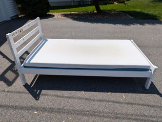 Bed frame and mattress