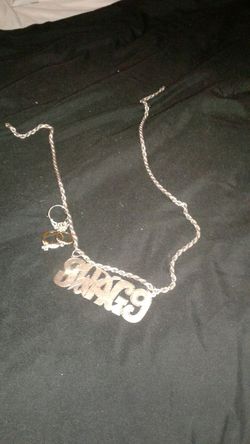 Real silver chain 9.25 Italy (pickup only)