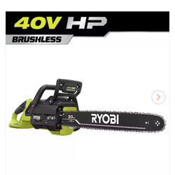 Battery operated Ryobi chain saw