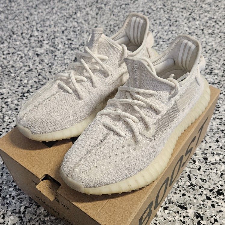 Adidas Yeezy 350 V2 Boost Size Womens Bone White Designer With Box