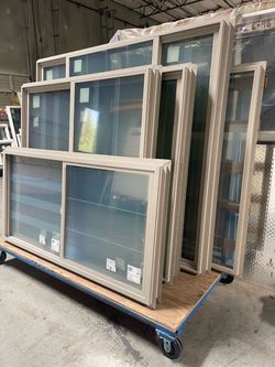 Brand new vinyl windows XOX 84x 72