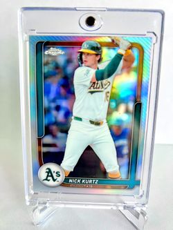 2026 Topps Chrome Nick Kurtz Flagship Collection Refractor #40 Athletics