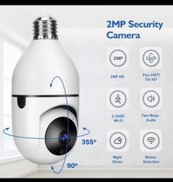 Security Camera 360 Light Bulb Bluetooth