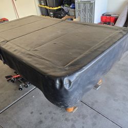 7ft Pool Table Complete With Cover Used But In Good Shape