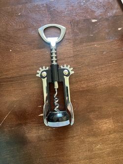 Classic Wing Corkscrew Wine Opener & Bottle Opener (Excellent Condition)