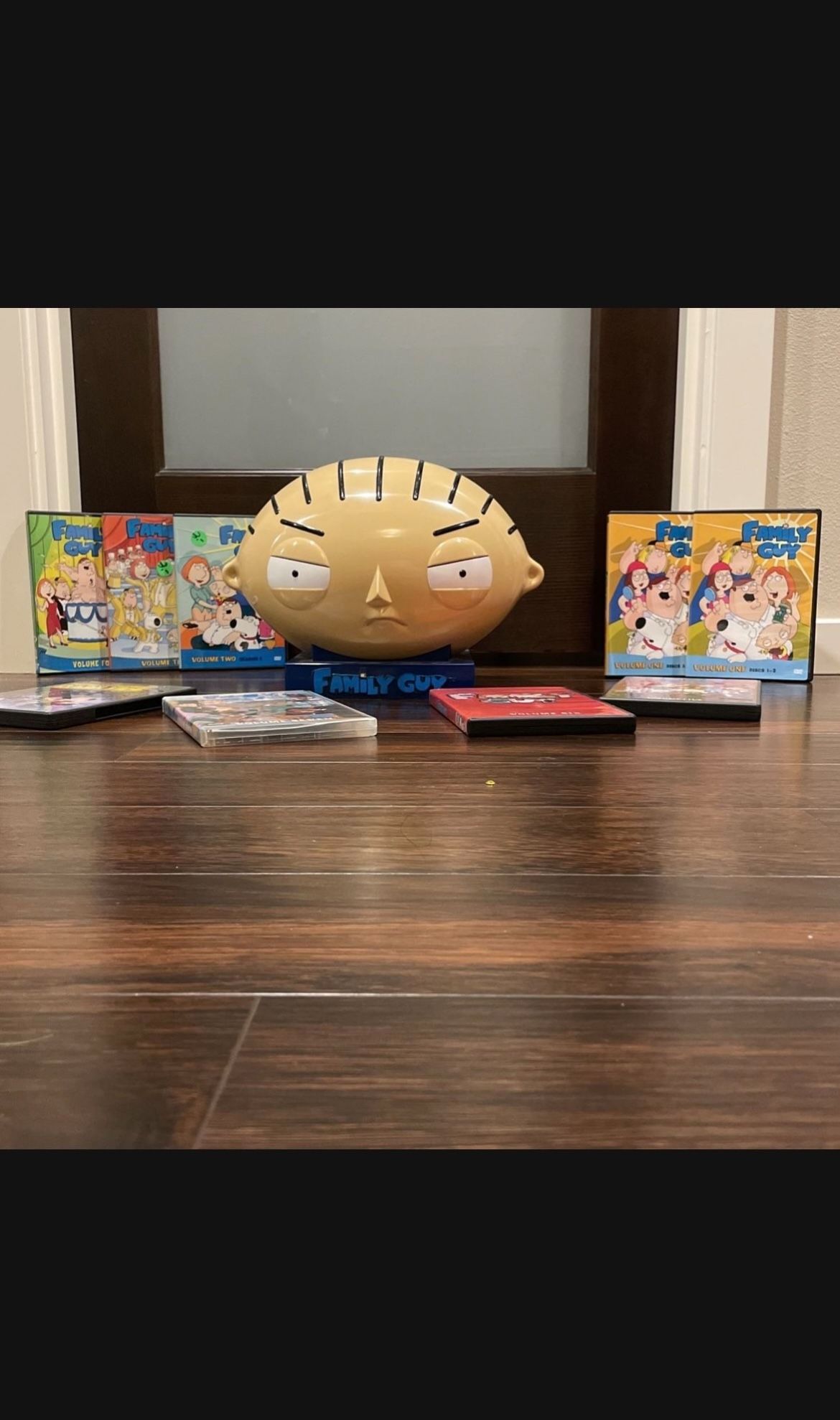 Family Guy Stewie Head Case + Seasons 1-7 + Movie