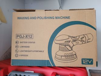 Wax and polish machine