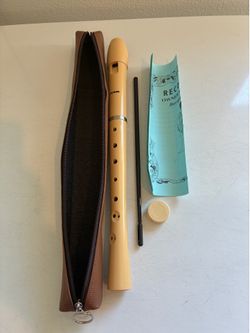 Tudor Soprano Recorder With Case Never Used