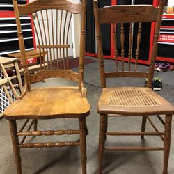 Choice of  Oak Chairs