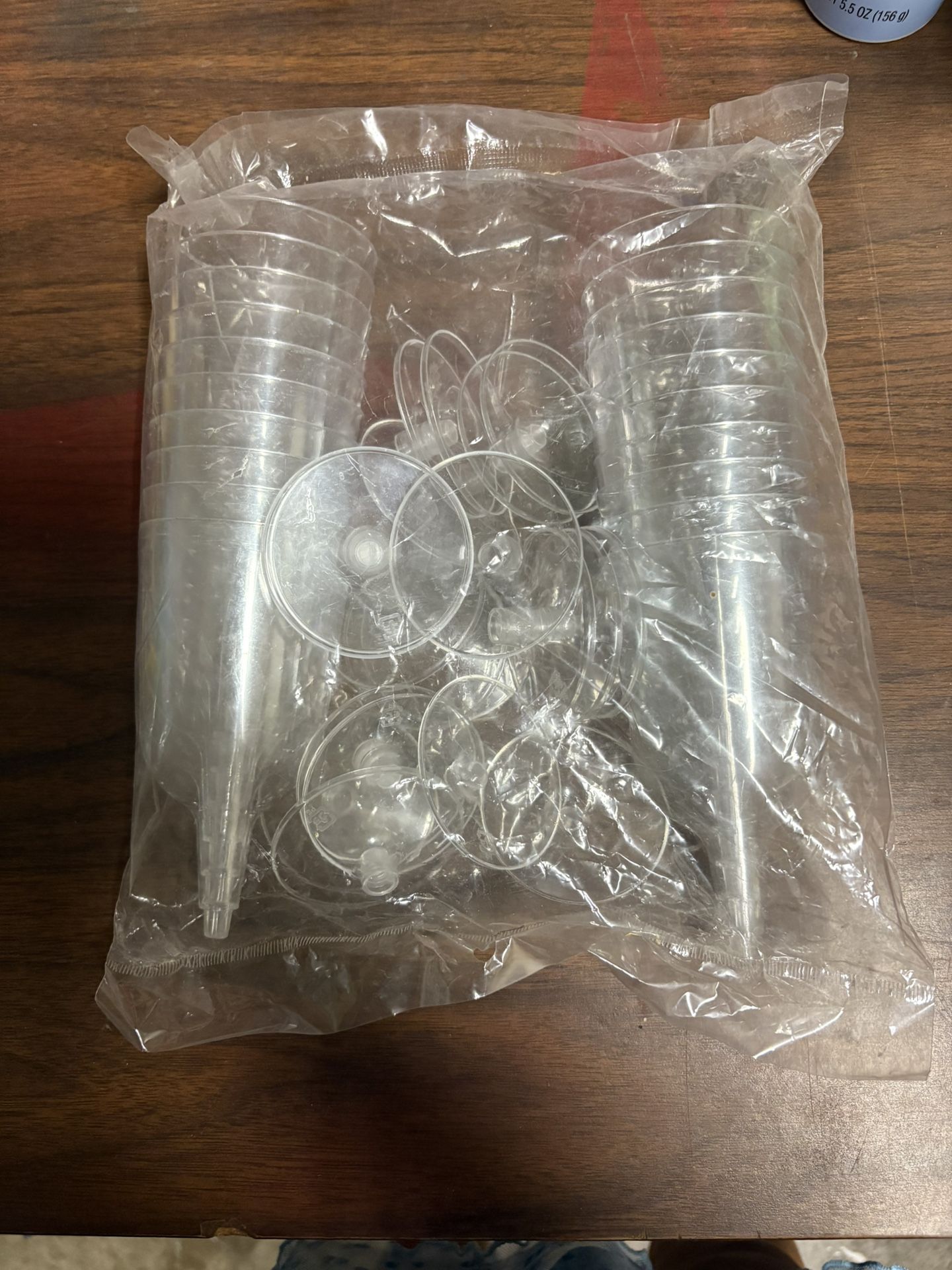 20 pieces, disposable wine glasses